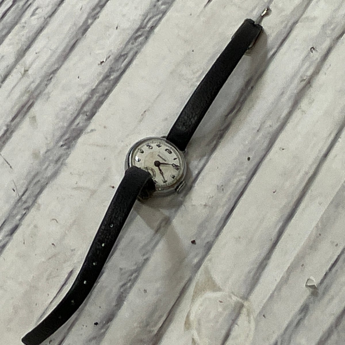 m001 T4 BERGENE ベルゲン 腕時計 手巻き SWISS スモセコ 機械式 アンティーク ヴィンテージ 不動 ジャンクの画像3
