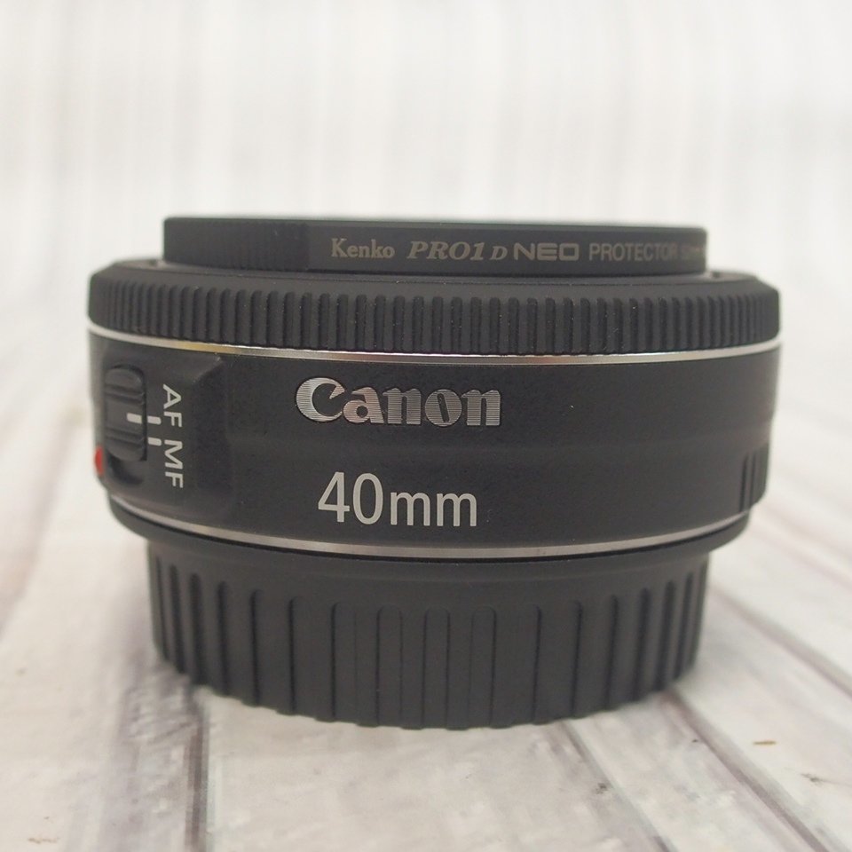 f002 Y3 4 Canon キャノン レンズ LENS EF 40mm 1:2.8 STM MACRO 0.3ｍ/0.98ft マクロ_画像5