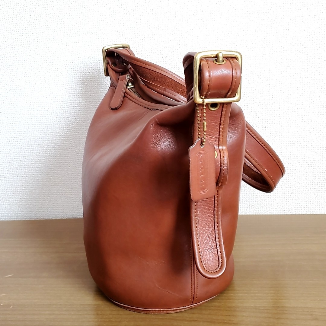 964 80s90s オールドコーチ OLD COACH バケツ型 中サイズ 964 80s90s オールドコーチ OLD COACH バケツ型 中サイズ