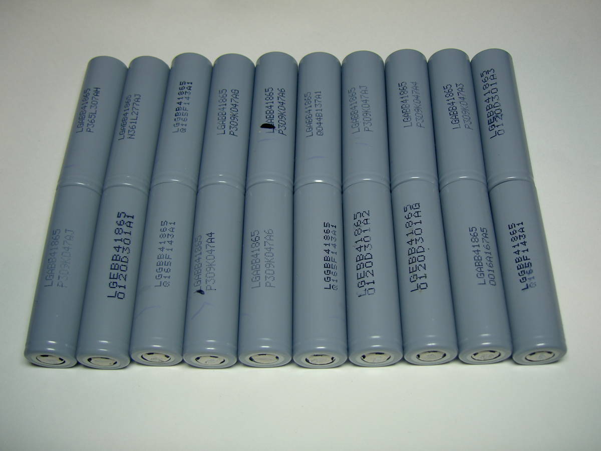 リチウムイオン電池 18650 LGABB41865 20本セット_画像1
