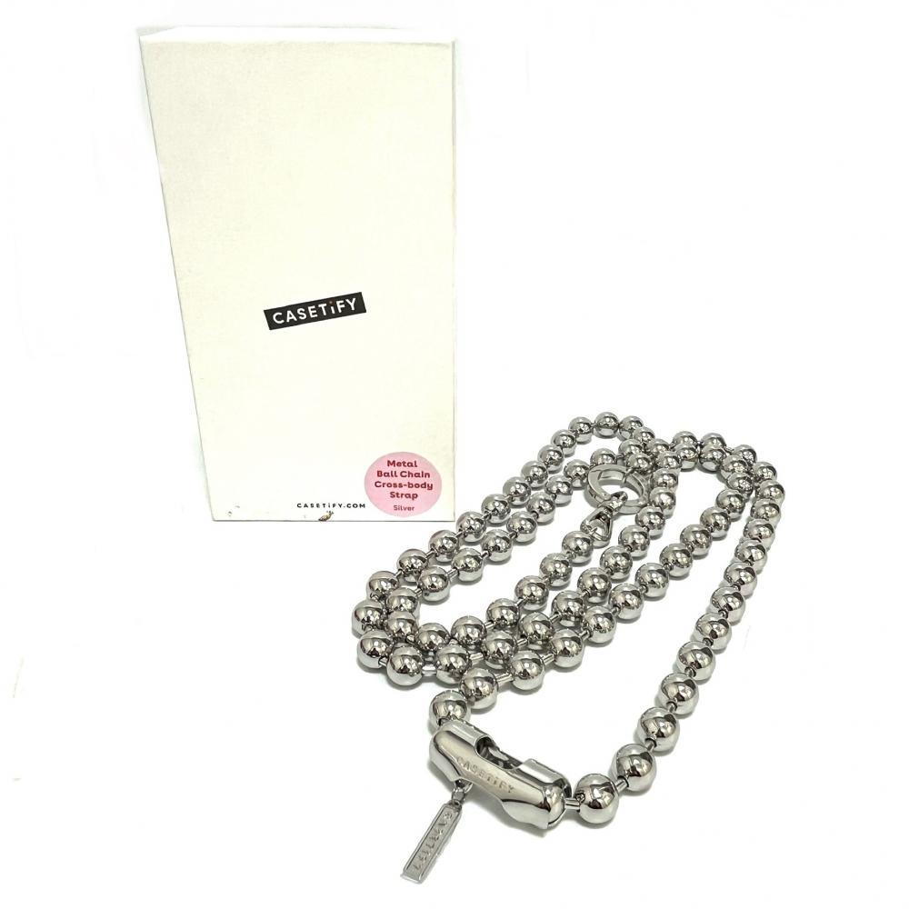 CASETiFY ケースティファイ Metal Ball Chain Cross-body Strap スマホ 