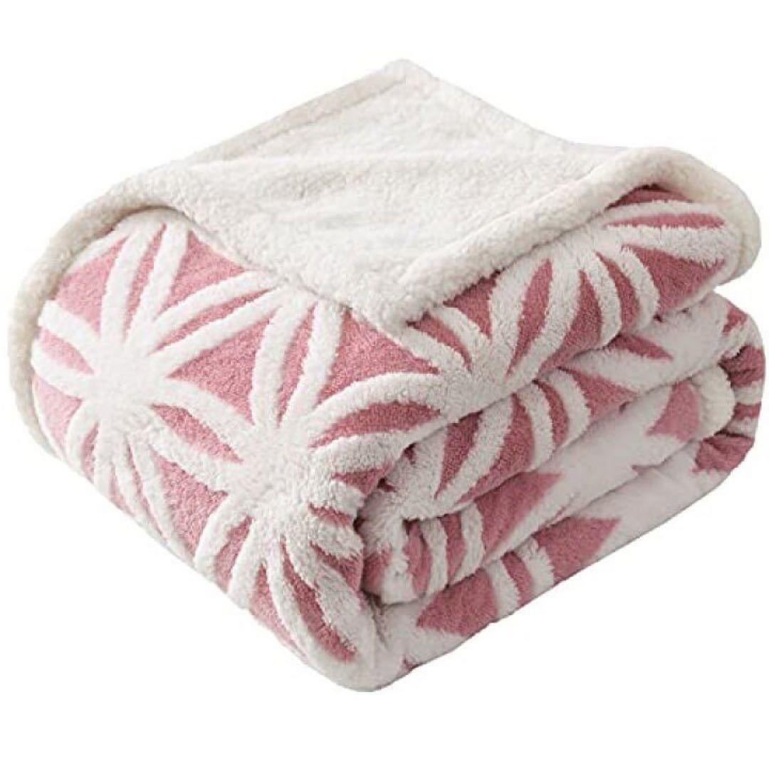  покрывало * овца боа соединять одеяло .. повышение температуры ..... кровать двоякое применение розовый 4
