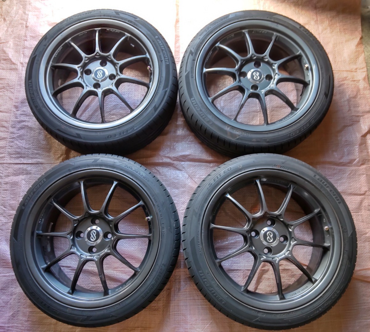 ENKEI Racing PRF1 typeⅡ 17インチ ＆ HANKOOK Laufenn S Fit AS-01 LH02 205/45 ４本セット_画像2