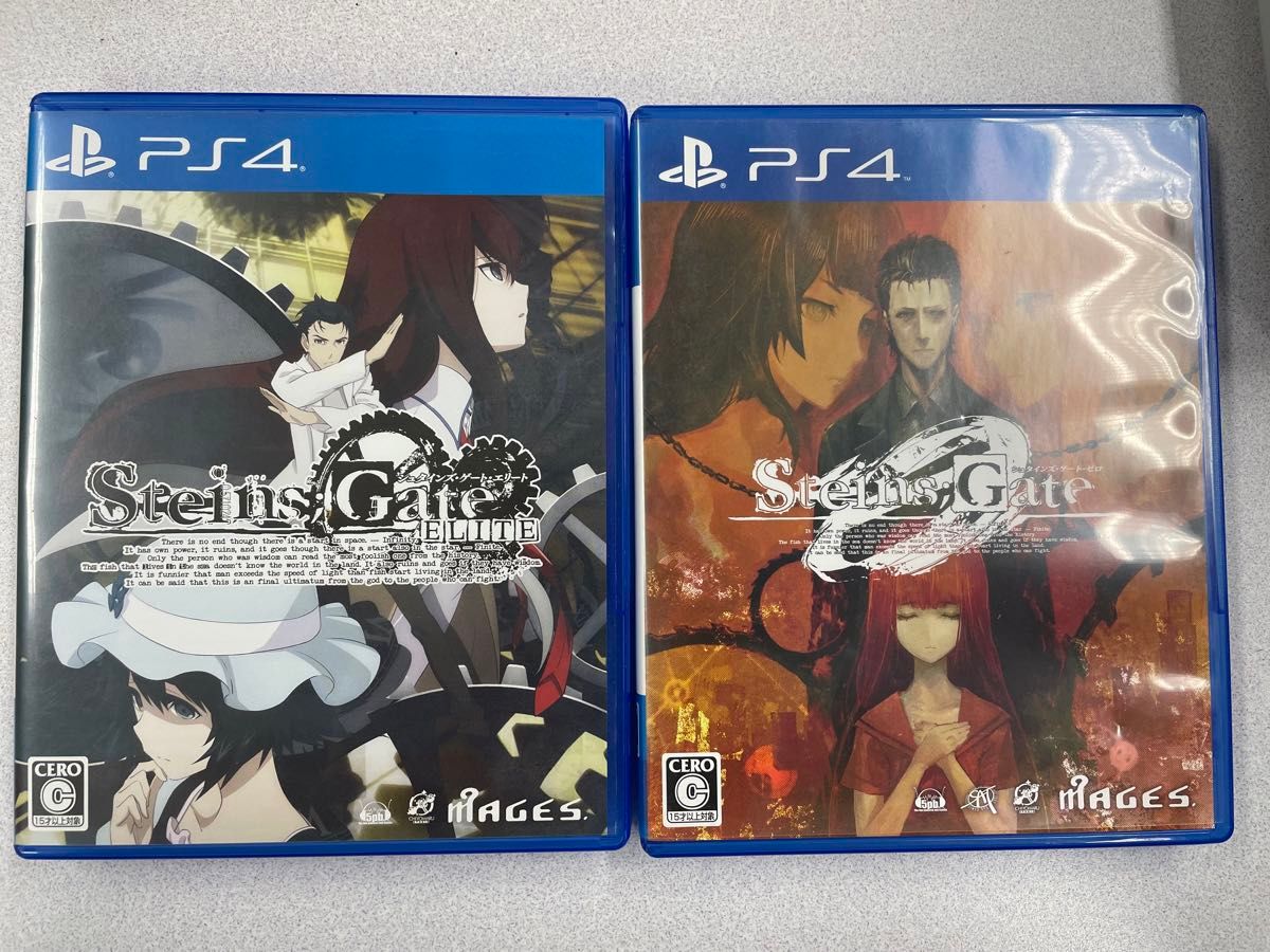 中古　PS4 シュタインズゲートエリート　シュタインズゲートゼロ　STEINS;GATE 5pd