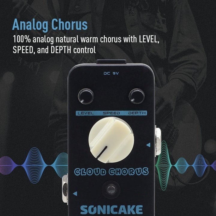 新品★送料無料国内発送★Sonicakeコンパクトコーラスギターエフェクターペダル★Cloud Chorus_画像3