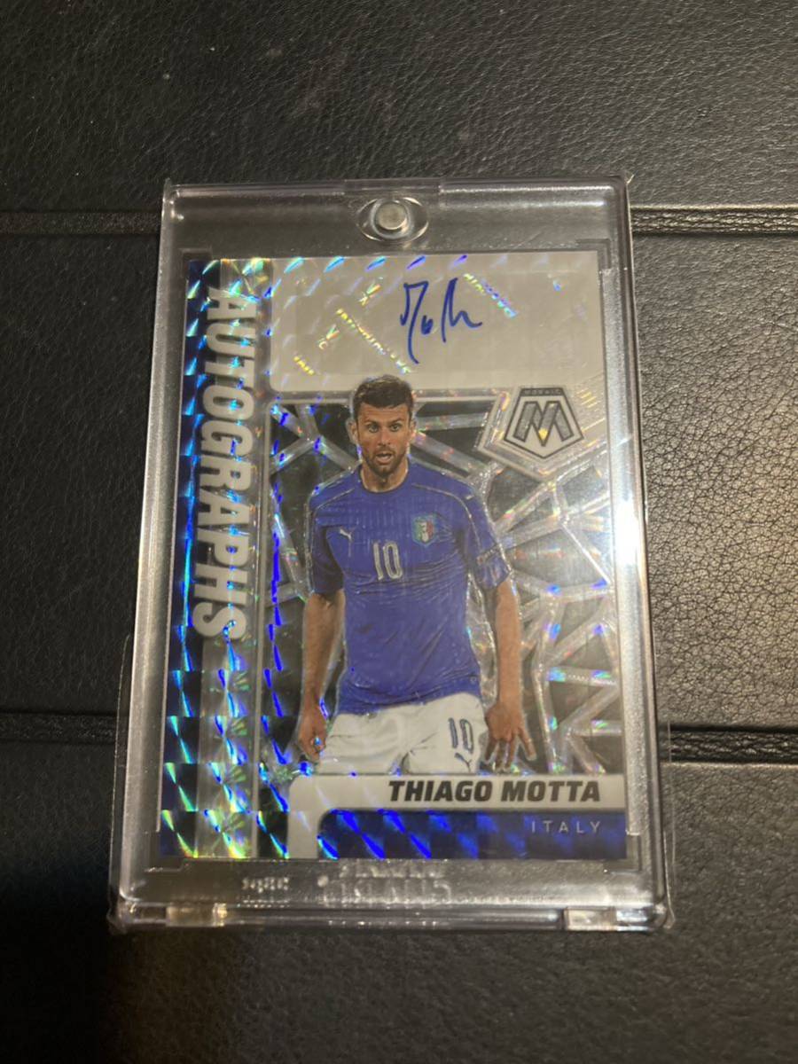 PANINI Mosaic soccer thiago motta チアゴ・モッタ直筆サイン　auto_画像1