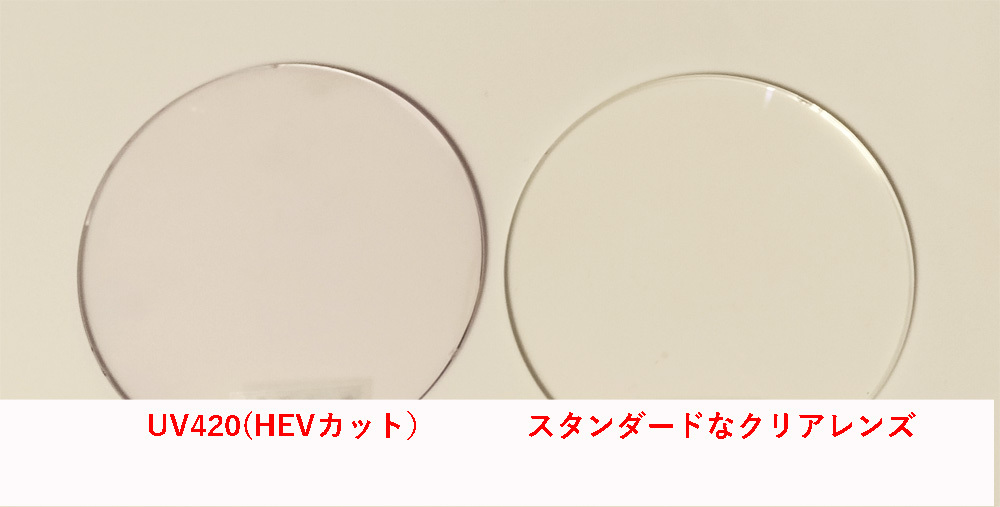 レンズ☆外面非球面 屈折率1.60 撥水 反射防止コート UV420 HEVカット UVカット フレーム落札された方限定