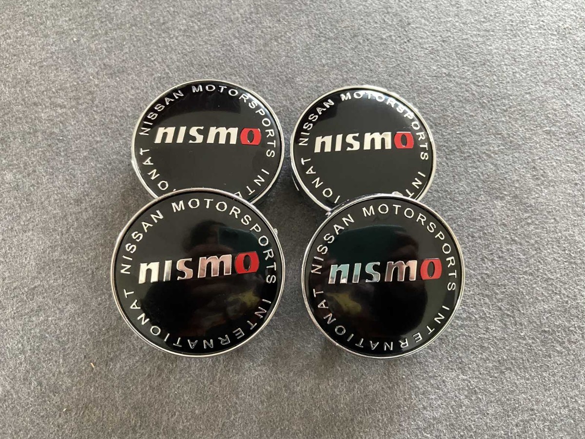 ★日産 nismo★T134★ ホイールセンターキャップ ハブキャップカバー 車用 4個セット 外径60mm_画像2