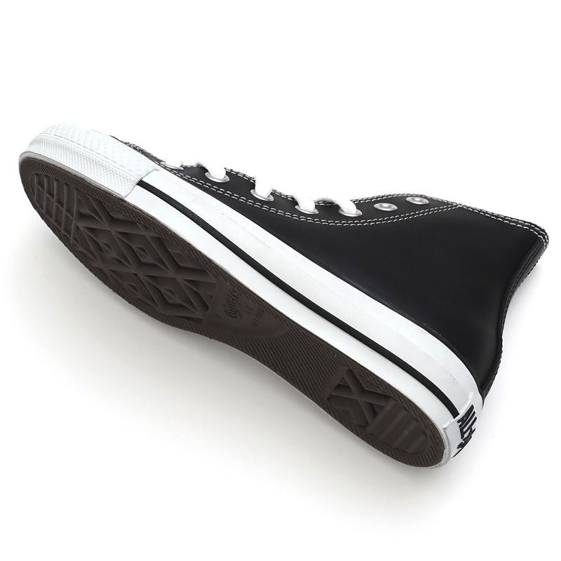 H0411YB2 未使用品訳あり CONVERSE/ALL STAR レザースニーカー【サイズ：22cm】ブラック 1B908 オールスターハイ コンバース レディース_画像7