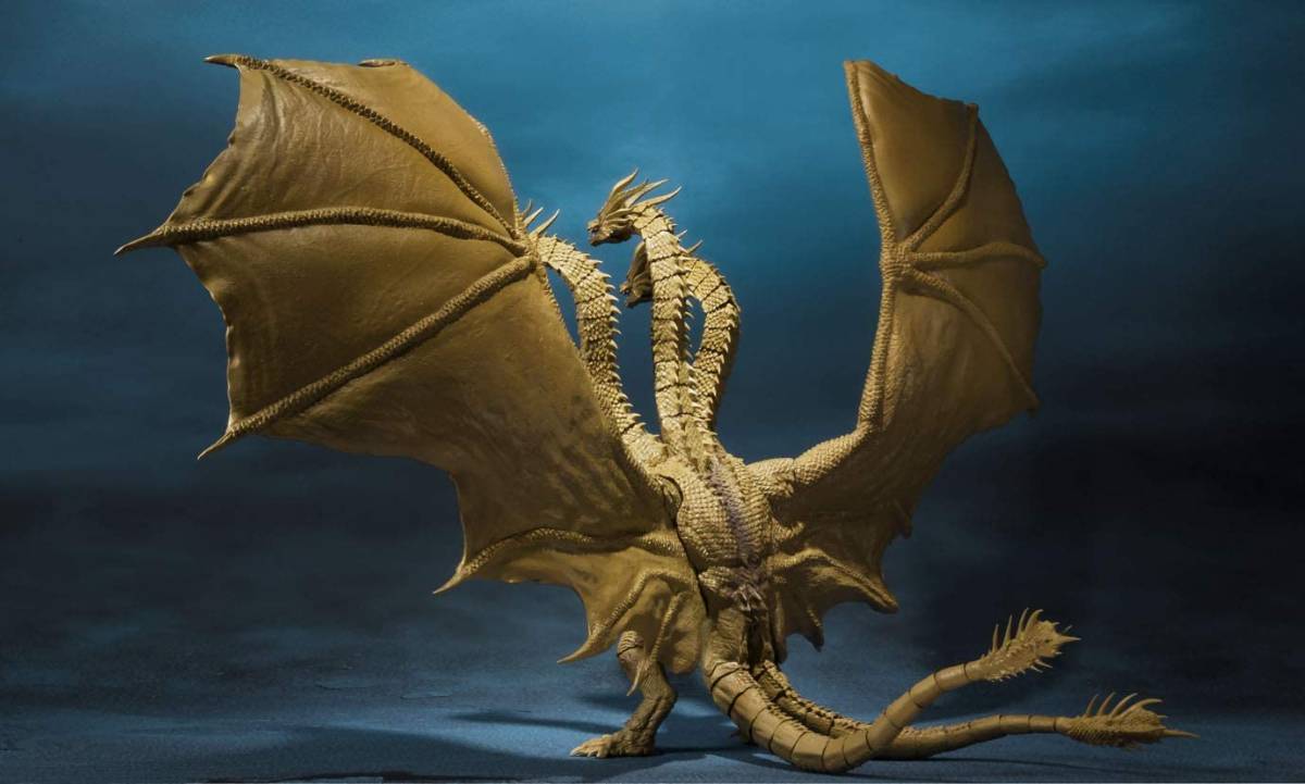 S.H.モンスターアーツ ゴジラ キングギドラ (2019) 約250mm フィギュア BANDAI SPIRITS 未開封新品 送料無料_画像3