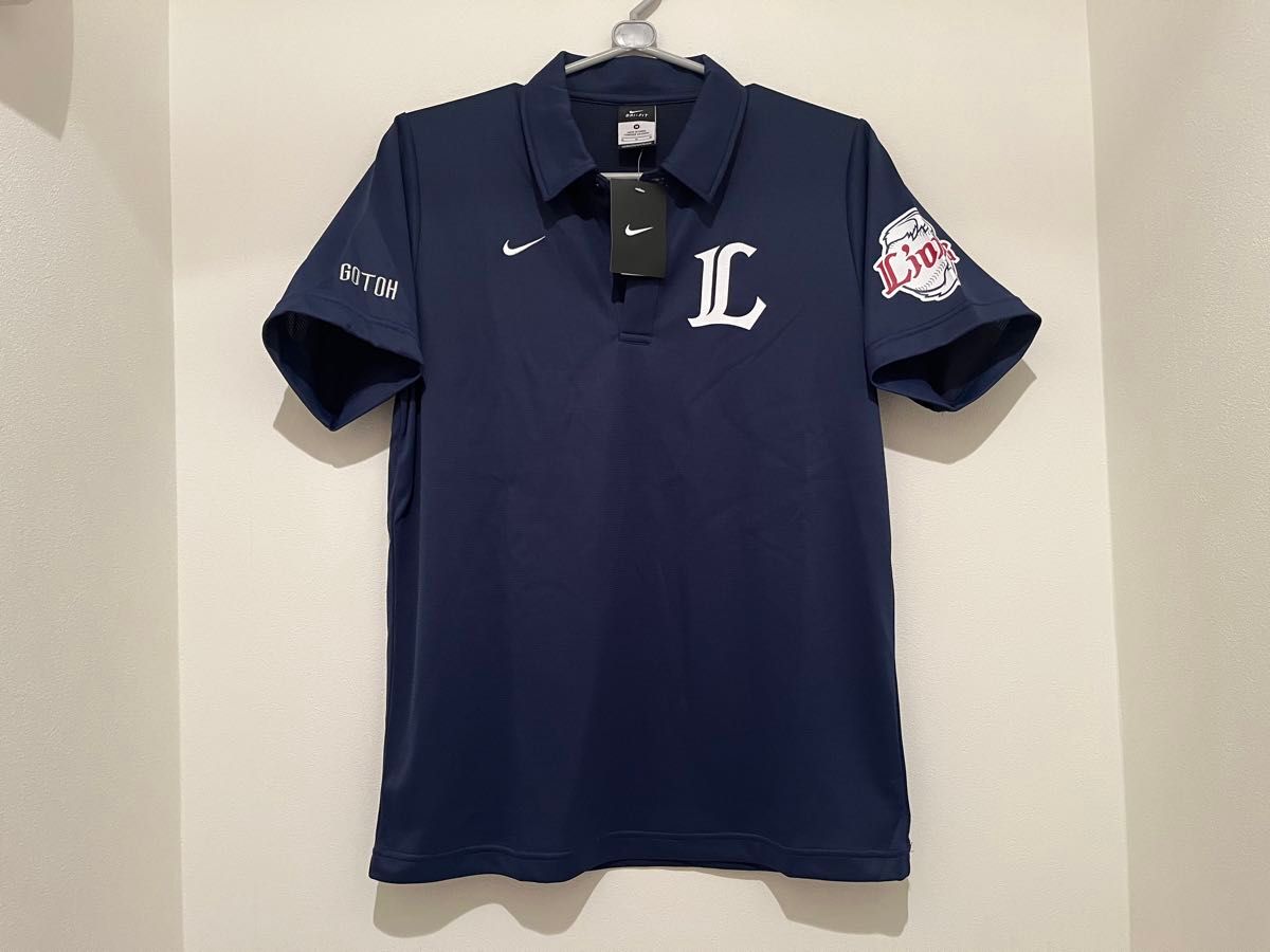 【希少】西武ライオンズ Nike ポロシャツ 新品】埼玉西武ライオンズ 半袖 ポロシャツ(Mサイズ