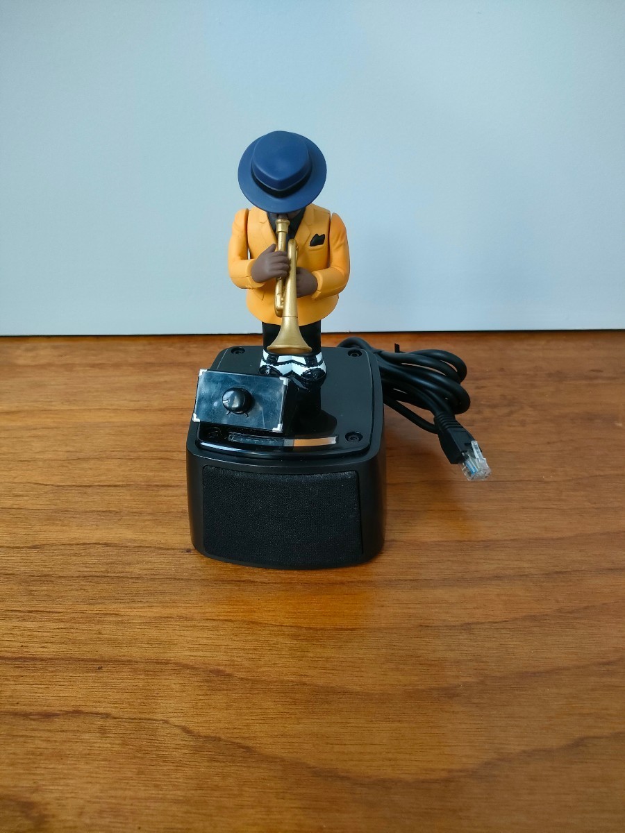 即決 BANDAI バンダイ LITTLE JAMMER リトルジャマー ゲストプレイヤー トランペッター トランペット セット 電池ボックス付き 動作品の画像2