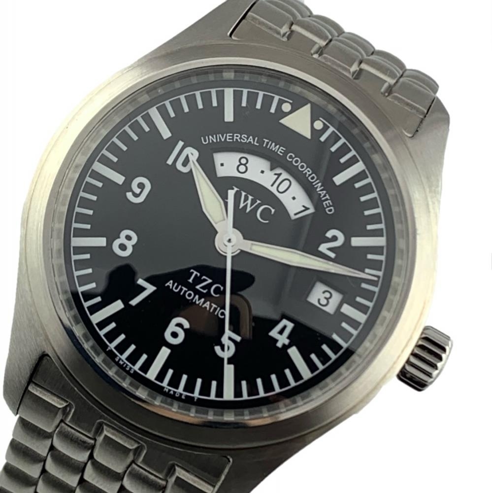 IWC インターナショナルウォッチカンパニー IW325101 パイロットウォッチ フリーガーUTC GMT 自動巻き メンズ 腕時計 廃盤 管理YI36399_画像1