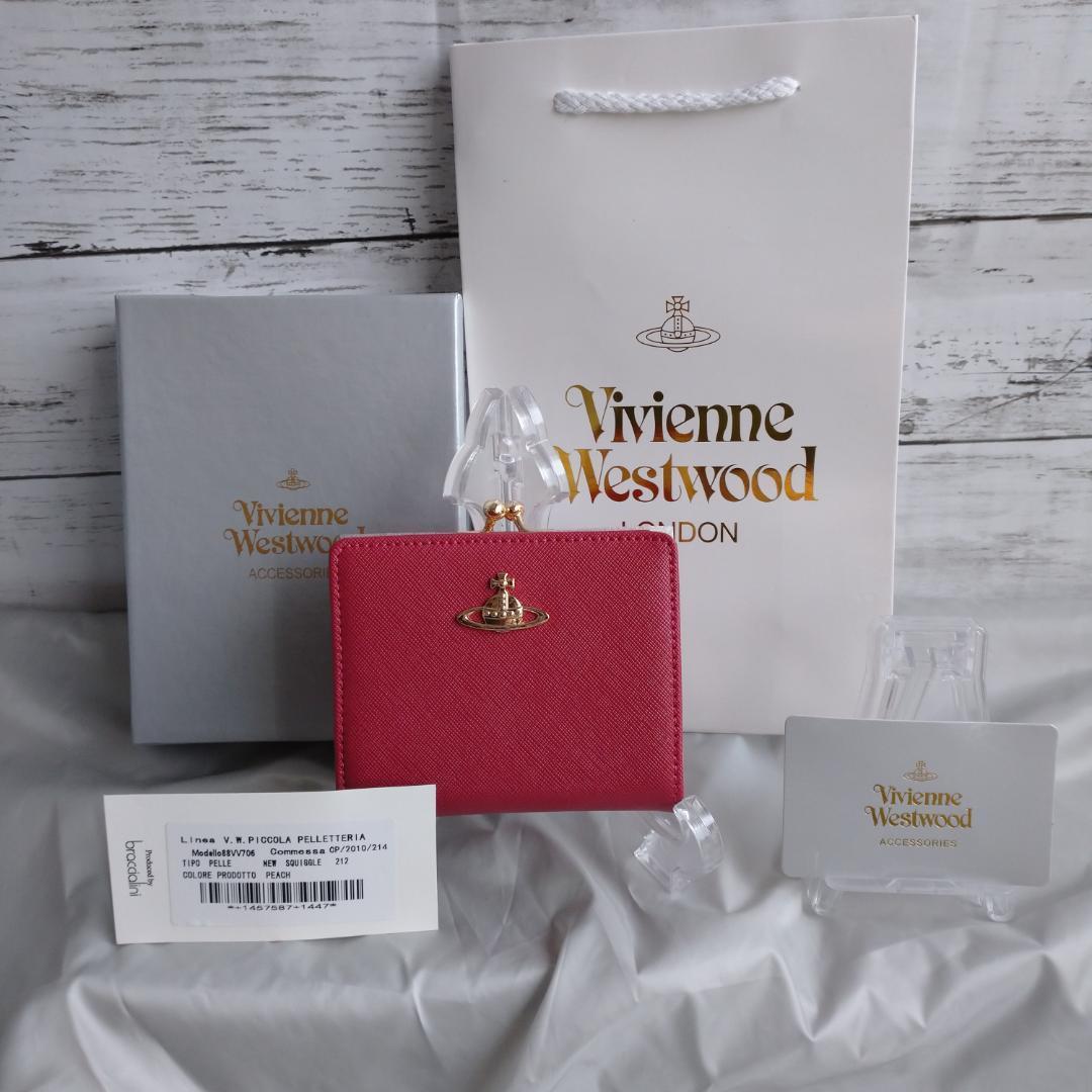 新品未使用]Vivienne Westwood ニつ折り財布 ピーチ｜Yahoo!フリマ（旧