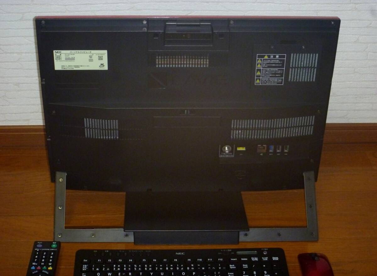 ●快速● LAVIE Desk All-in-one DA770 ♪ Windows11│メモリ16GB│SSD１TB ♪ 付属品付き_ＰＣ本体の背面