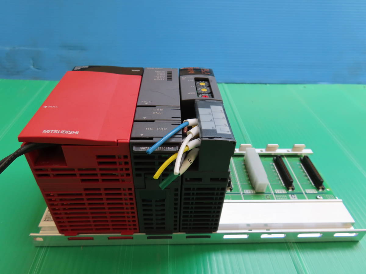 三菱電機 PLC電源 Q61P Qシリーズ用 MELSEC-Qシリーズ シーケンサCPU Q06HCPU/QJ61BT11N 通電確認済み（68)の画像1