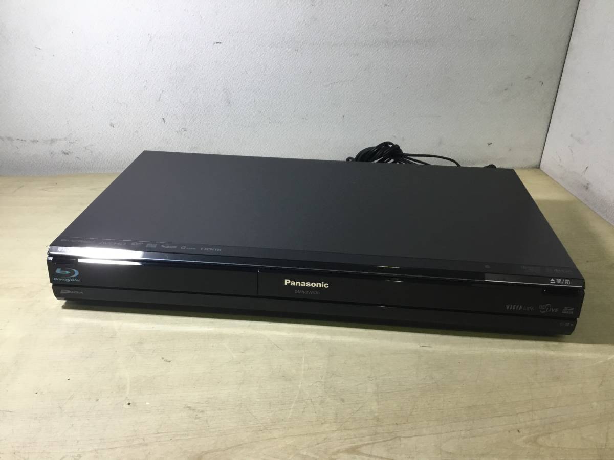 【動作OK】 Panasonic パナソニック　BLU-RAY DISK RECORDER　DMR-BW570　2009年製　リモコンなし　BDレコーダー ★★ 2407a0020_画像1