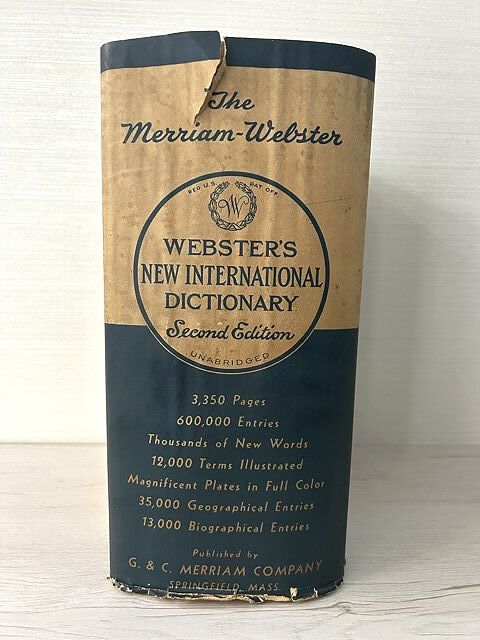 Webster's New International Dictionary Second Edition Unabridged ウェブスター 辞典 洋書【中古】YE2037SAI【送料無料／匿名配送】_画像4