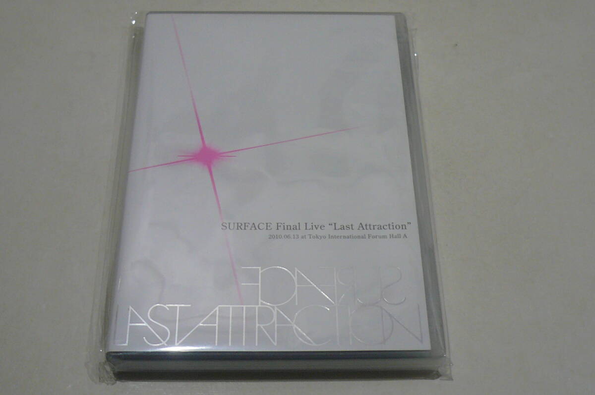 ★SURFACE DVD『SURFACE Final Live Last Attraction 2010.06.13@Tokyo Internatinal Forum Hall A』★_画像1