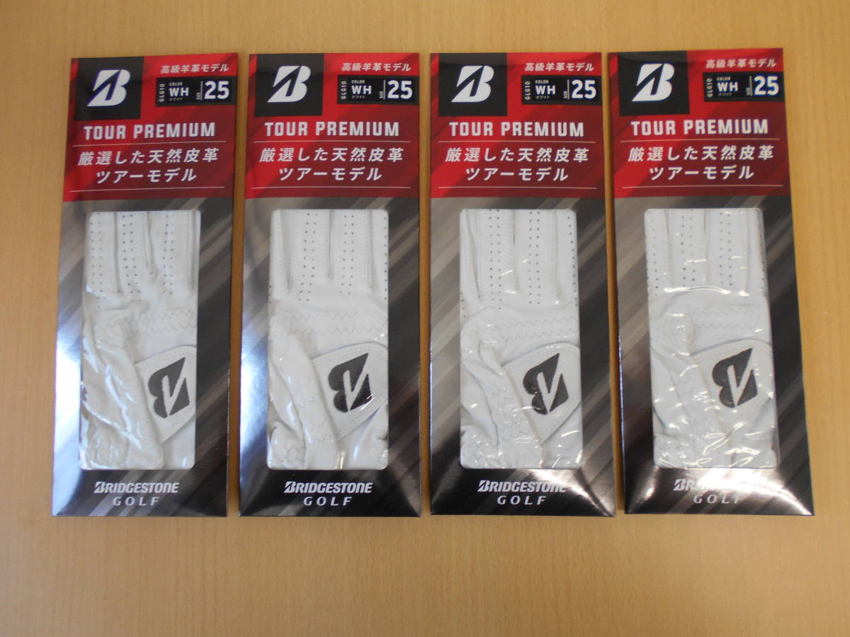 *TOUR PREMIUM* Bridgestone Golf *GLG10*25cm*4 sheets * white * new goods *