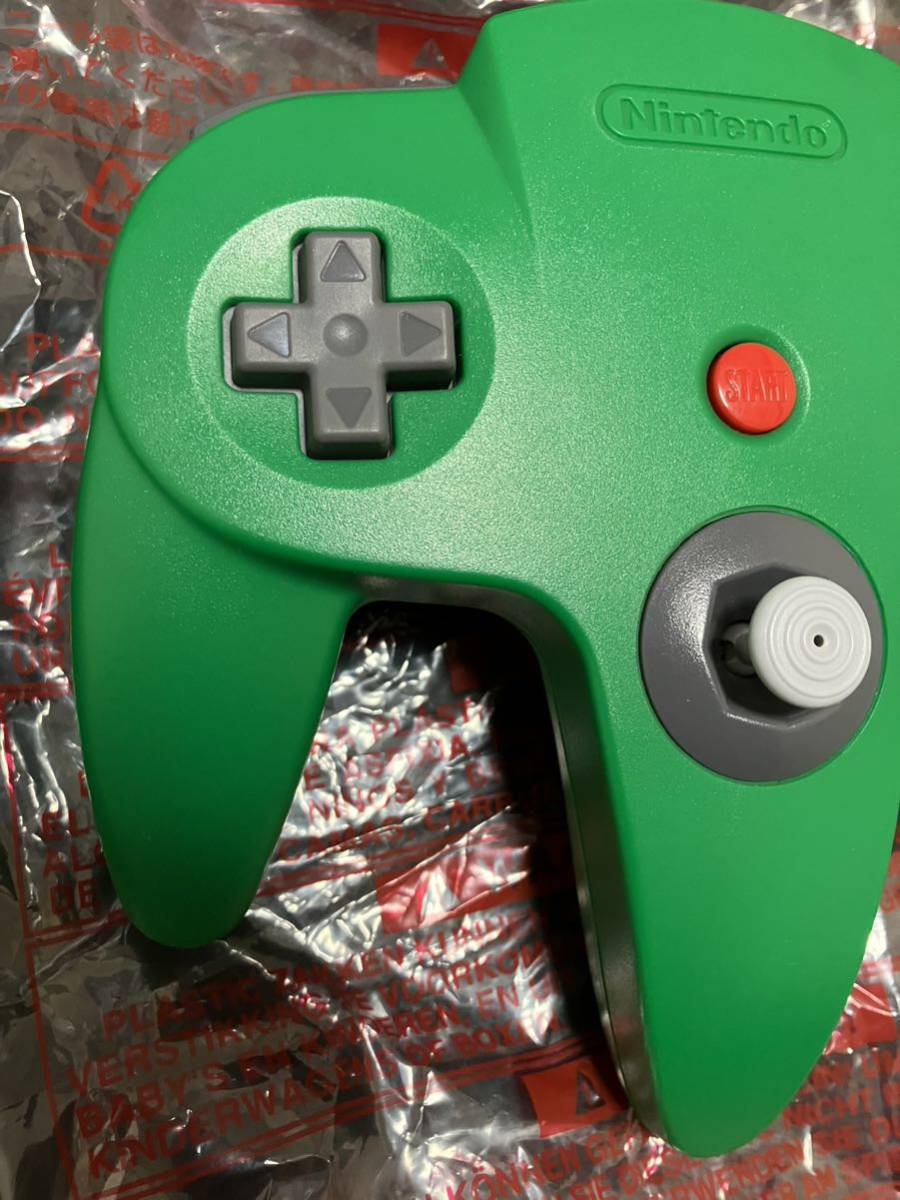  Nintendo 64 unused . close controller Bros green rare dead stock 