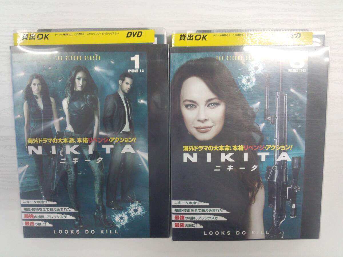 YD4605　DVD【NIKITA ニキータ セカンド シーズン2(11枚セット)】☆（出演マギー・Ｑ他）☆現状渡し※ケース無し発送_画像1