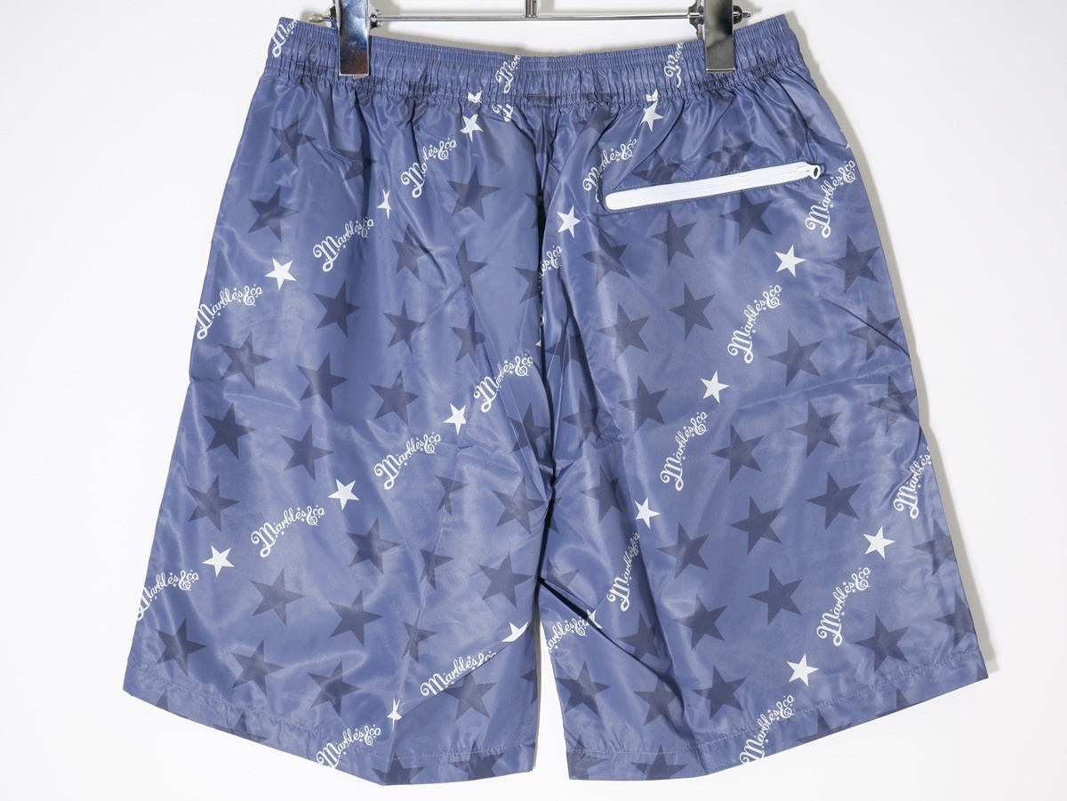 Marblesマーブルズ 2018SS STAR WARM UP PANTSスター柄ウォームアップショーツ ショートパンツ新品[MHPA49049]_画像2