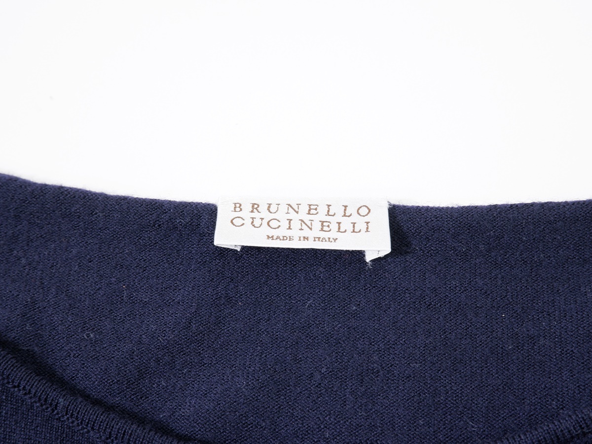 BRUNELLO CUCINELLI ブルネロクチネリ イタリア製 ボートネックハイゲージウールニット[LKNA69048]_画像6