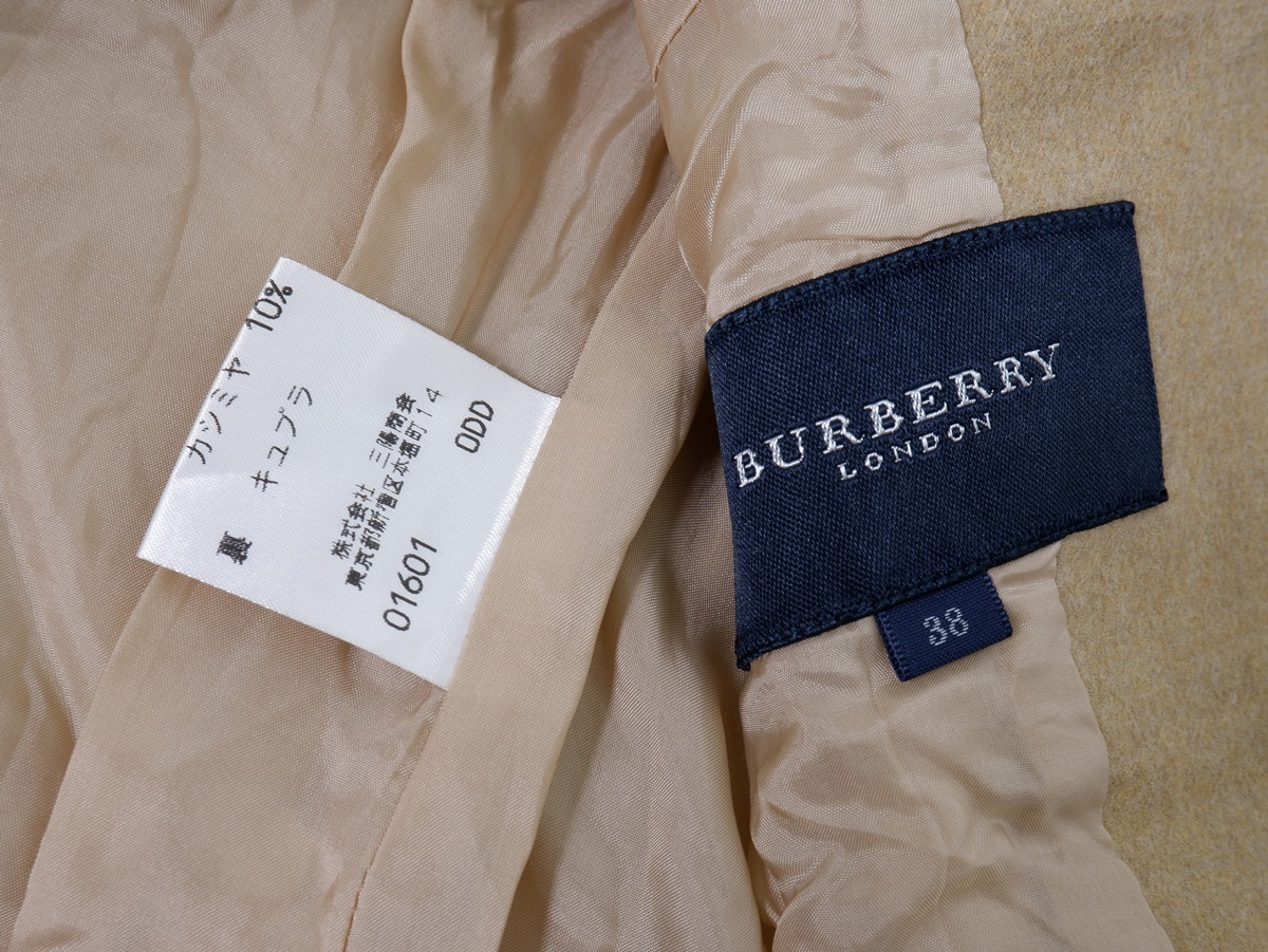 BURBERRY LONDON Burberry London высококлассный шерсть шерсть кашемир 3B жакет [LJKA69271]
