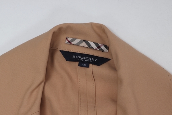 BURBERRY LONDONバーバリーロンドン ハンドステッチスカートスーツ セットアップ[LSTA60205]_画像6