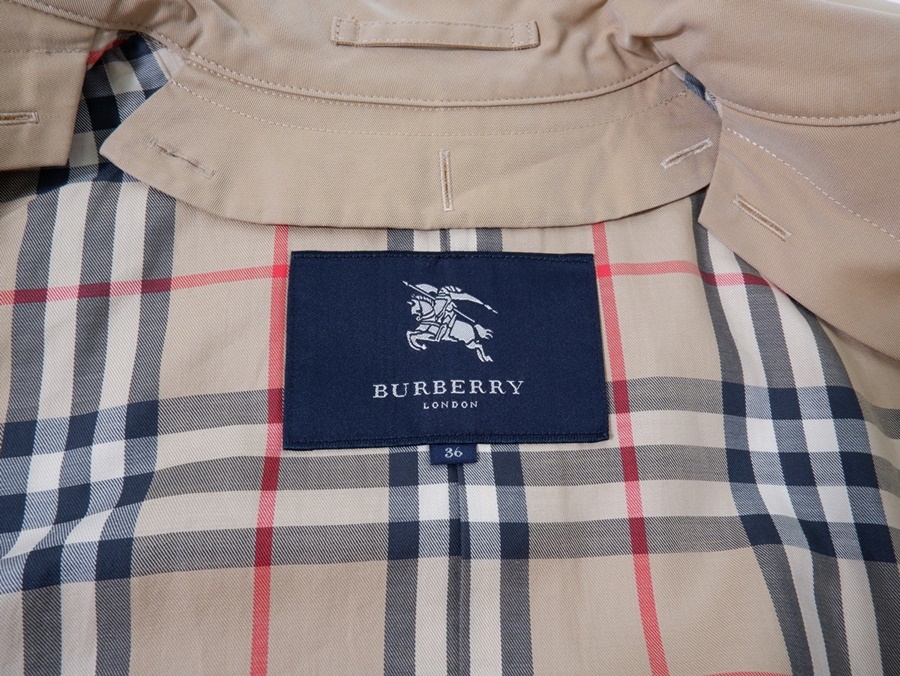 BURBERRY LONDONバーバリーロンドン 裏地ノバチェック 定番コットンギャバトレンチコート [LCTA73056]_画像5