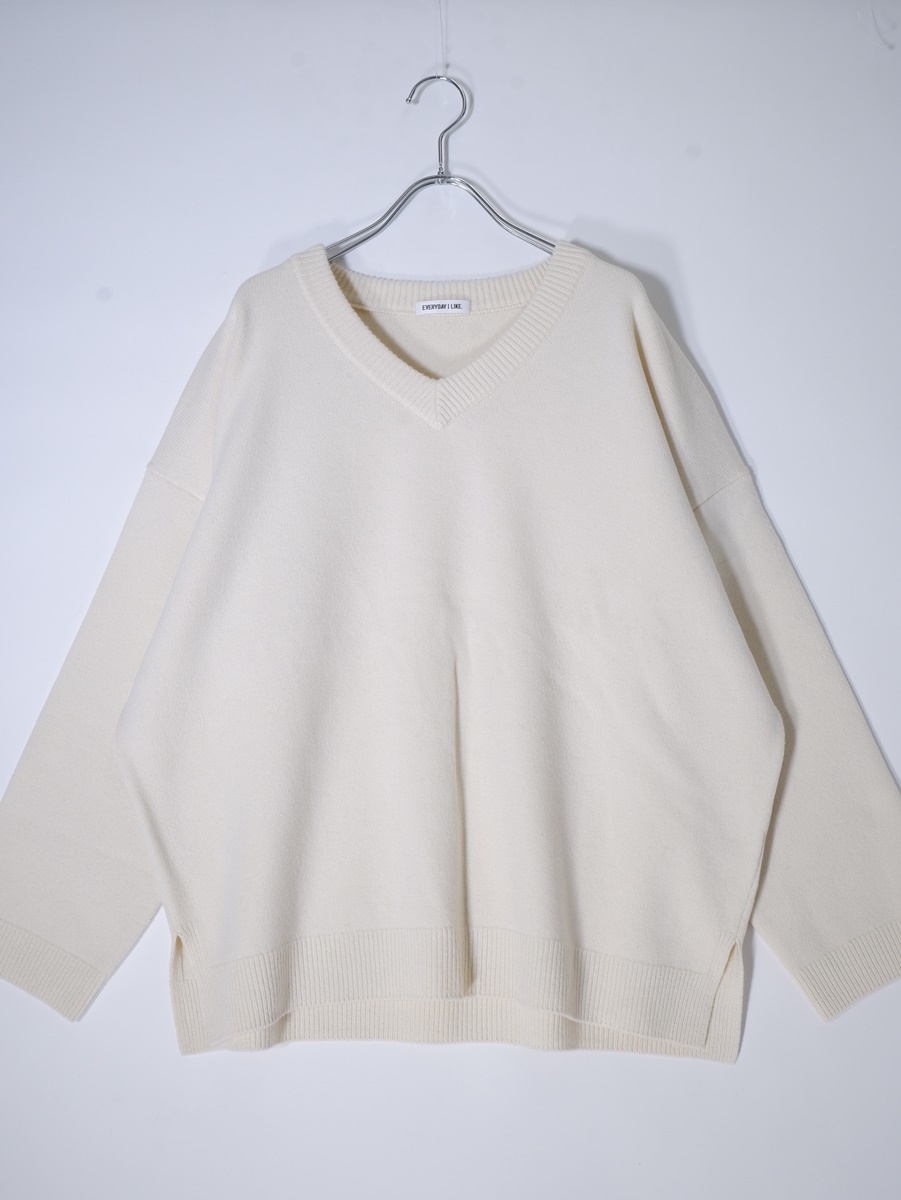 Deuxieme Classe/ドゥーズィエムクラス 2020AW COMFY Vネック プルオーバー(ニット) [LKNA74242]_画像1