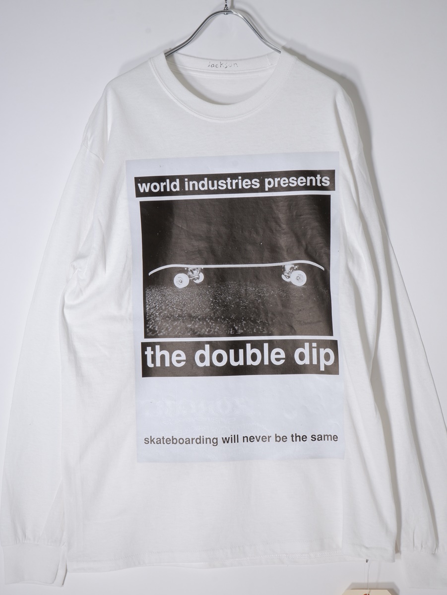 ジャクソンマティスJACKSON MATISSE 2022SS ×World Industries the double dip長袖Tシャツ新品[MTSA68426]_画像1