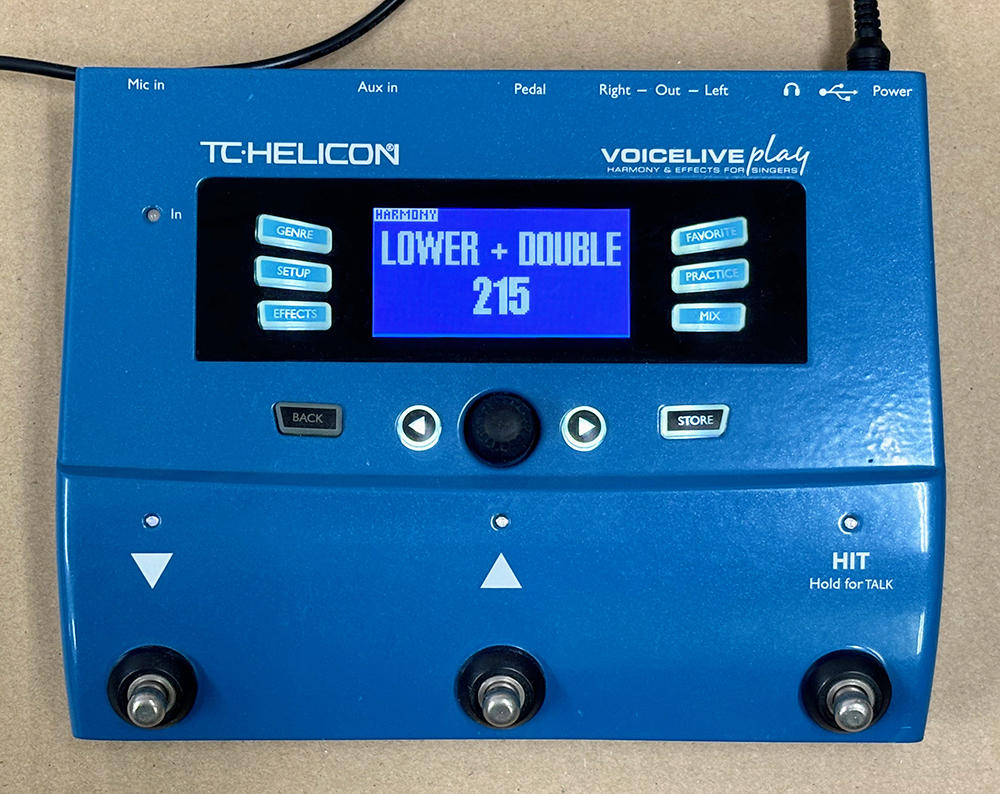 TC-HELICON VoiceLive Play ボーカルエフェクター （動作確認済）専用マイク＆ケーブル付き　送料無料_画像5