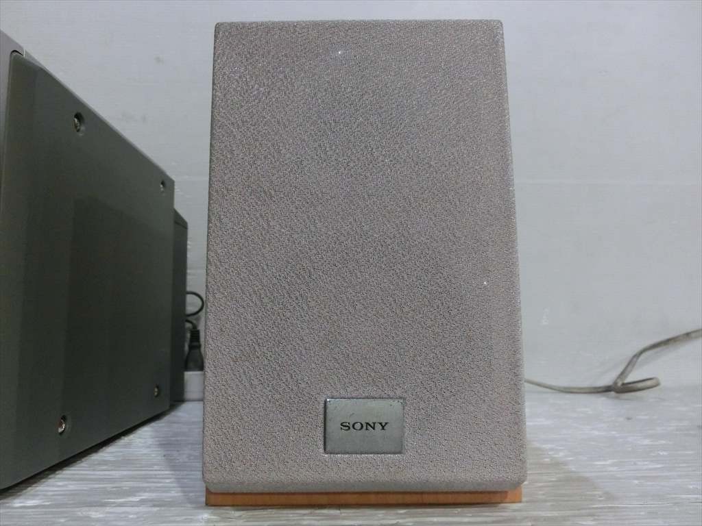 【KM15-53】【140サイズ】SONY ソニー/CD・MD カセットコンポ CMT-M333NT/通電可/ジャンク扱い/※傷・汚れ有_画像5