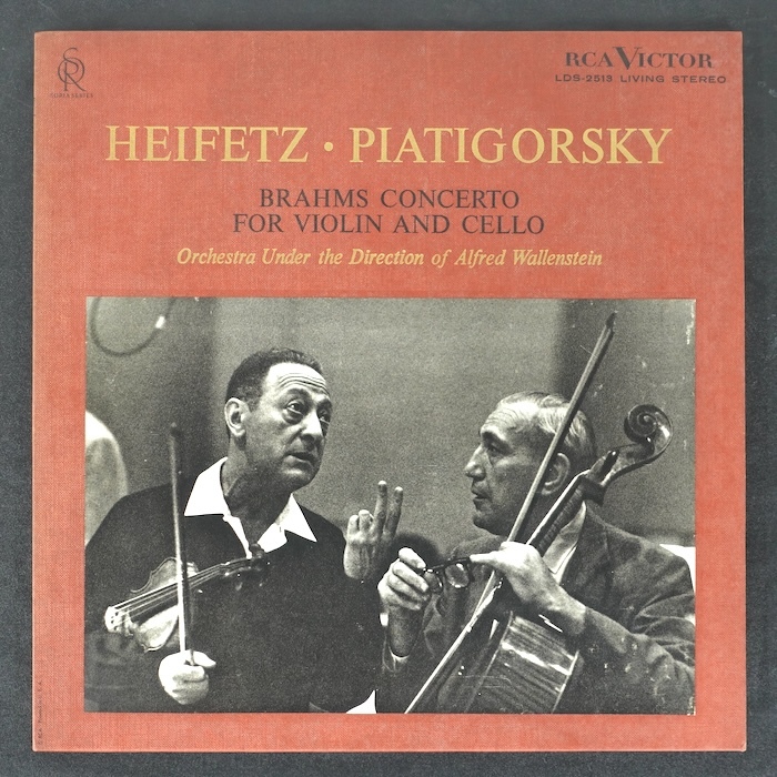 Heifetz Piatigorsky Brahms Cello Concerto US盤 LDS-2513 クラシック_画像1