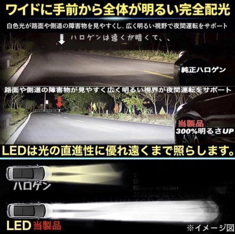 H4 LED ヘッドライト バルブ 車検対応 12v 24v ISUZU 日野 FUSO フォワード レンジャー デュトロ キャンター トラック 最新型 6500k 2個_画像8