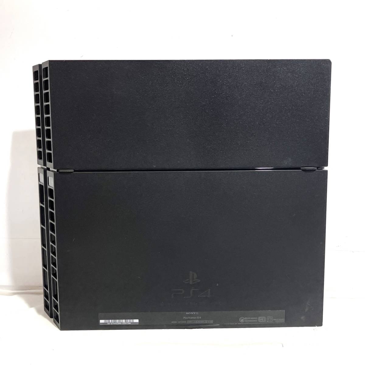 (志木)動作品★SONY(ソニー) PlayStation4 500GB ジェットブラック CUH-1200A 本体/コントローラー/コード類 PS4 プレステ4 ゲーム機