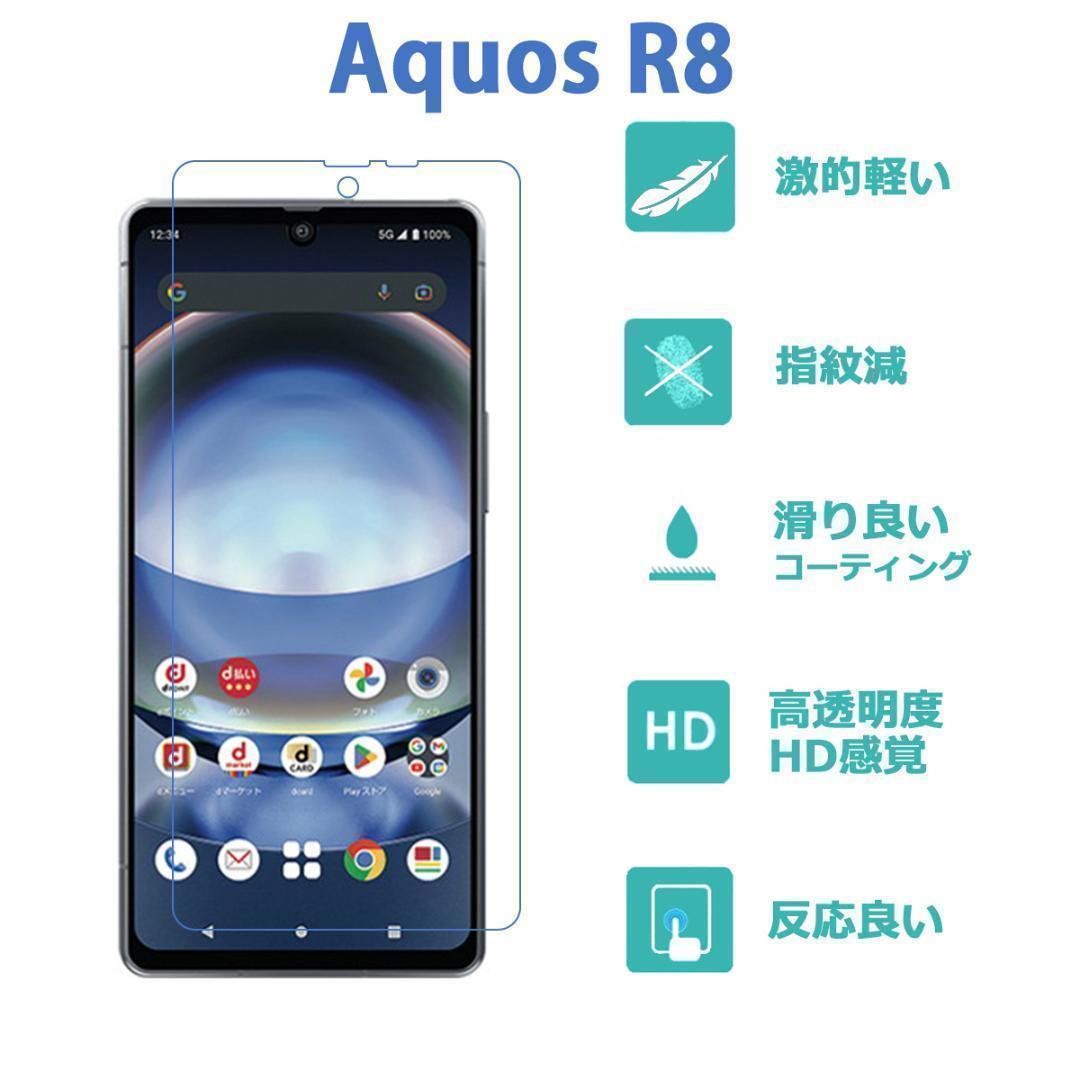 Aquos R8 保護フィルム 高品質全面ハイドロジェル 3Dエッジ対応 シール_画像2