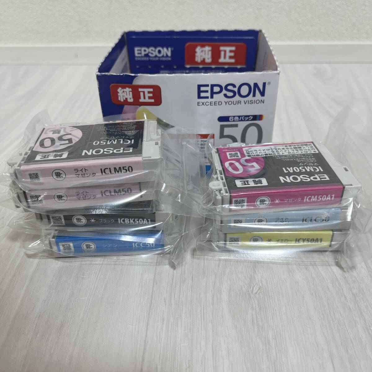 【新品・未使用品】　EPSON　インク6色パック　おまけ付き　IC6CL50_画像5