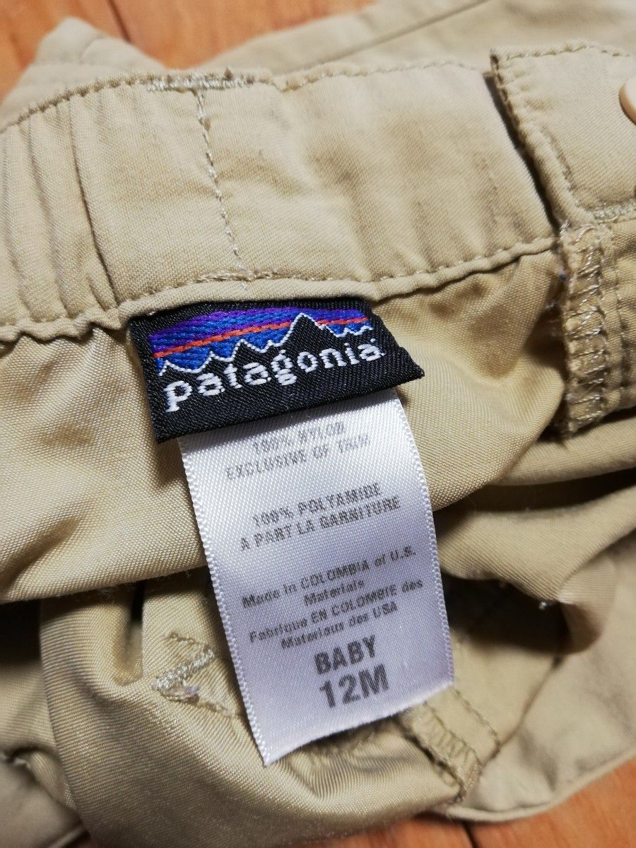 パタゴニアpatagonia　夏用　 ハーフパンツ ボトムス　BABY12M　キッズ　ベージュ