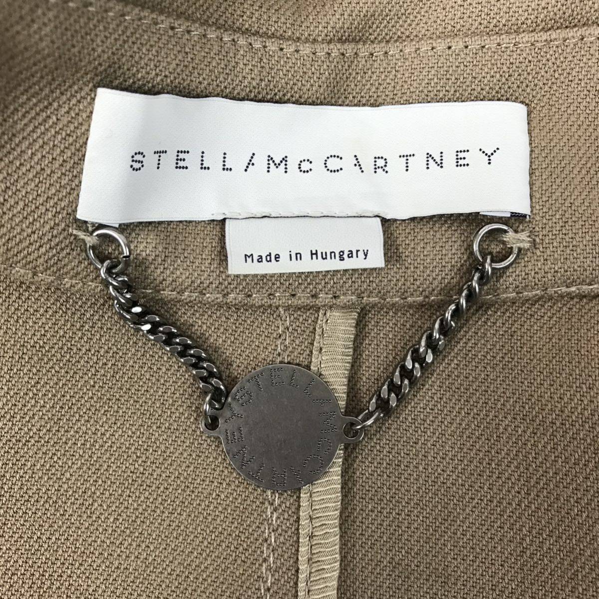 g316 STELLA McCARTNEY ステラマッカートニー ポンチョ トレンチコート ケープジャケット 38 アウター レディース 正規品 ショート丈_画像7