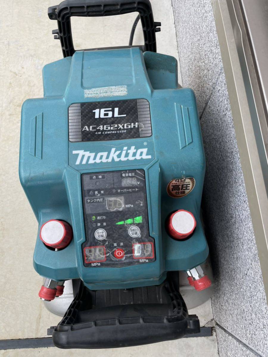 マキタ makita 高圧 エアコンプレッサ AC 462XGH 16L 電通確認してます　　_画像1