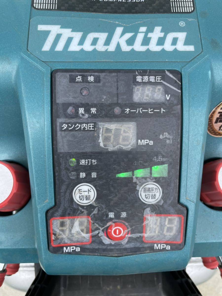 マキタ makita 高圧 エアコンプレッサ AC 462XGH 16L 電通確認してます　　_画像10