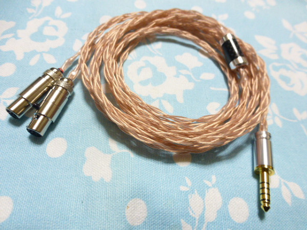 AUDEZE LCD 2 3 4 XC シリーズ Meze Audio Empyrean MOGAMI 2944 八芯 ブレイド編 200cm 長め 4.4mm5極 高品質ver TA-ZH1ES TEAC UD505_画像1