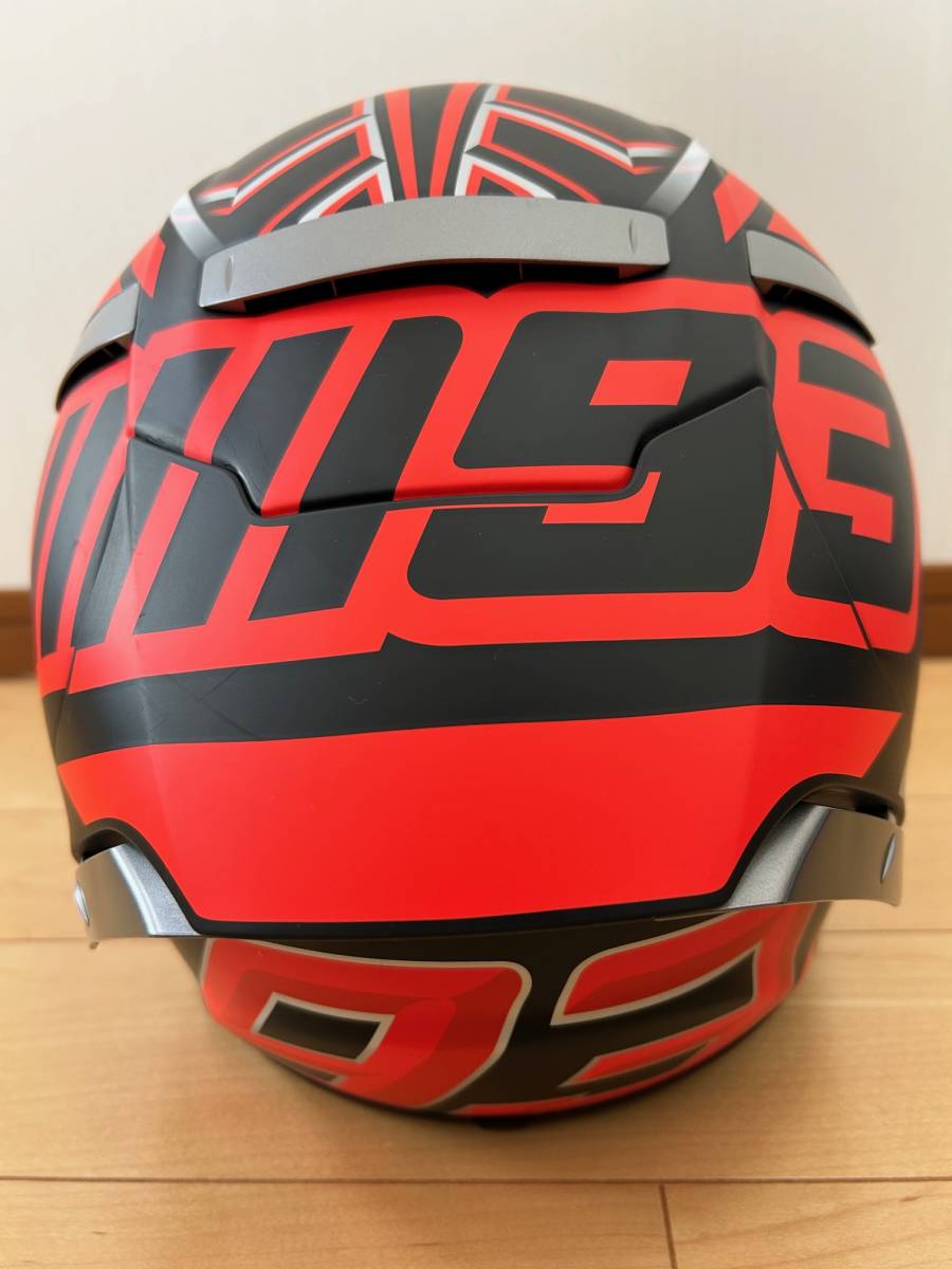 SHOEI ショウエイ X-Fourteen X14 マルケス ブラックコンセプト Lサイズ ヘルメット_画像7