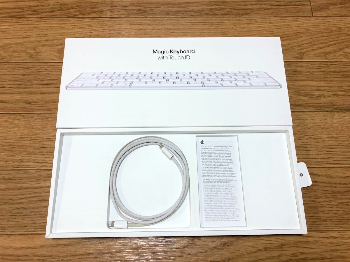 Apple Magic Keyboard 3 Touch ID US MK293LL/A Appleシリコン搭載 Mac MacBook Air M1 M2 MacBook pro M1 M2 Mac mini M1 M2 iMac 24 M3の画像4