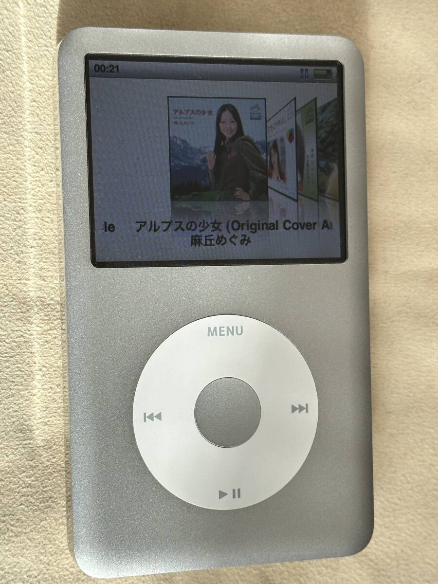 【apple】iPod Classic 160GB MB145J/A（2007年版・シルバー）_画像1