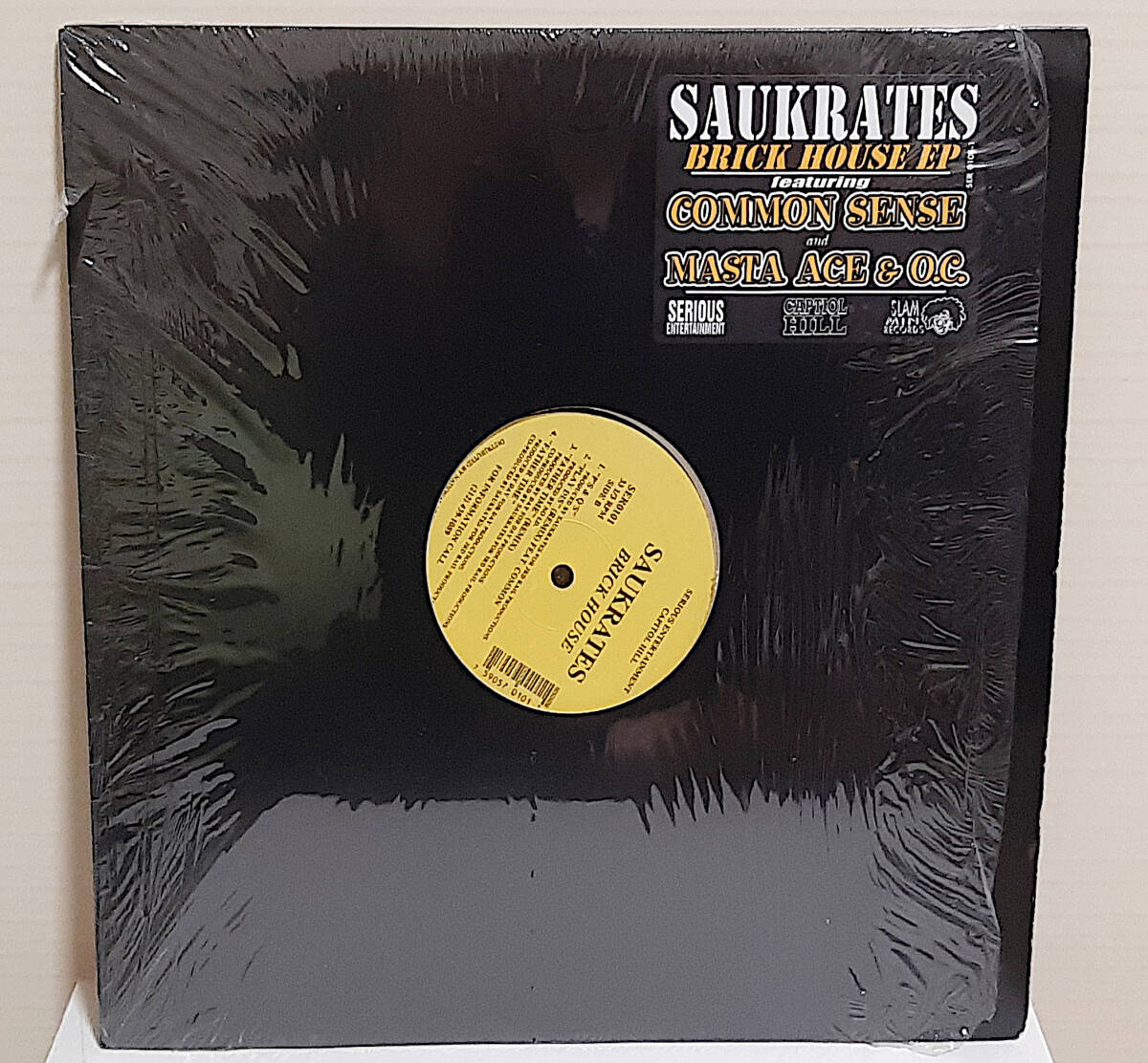 即決送料無料【US Re:12インチレコード/90's良質アングラEP】Saukrates - Brick House EP('97) / 名作 Common, O.C. ヒップホップ