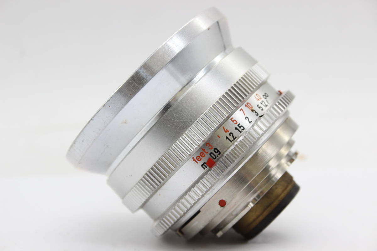 [ returned goods guarantee ] Schneider Schneider Edixa-Curtagon 28mm F4 case attaching lens s6452